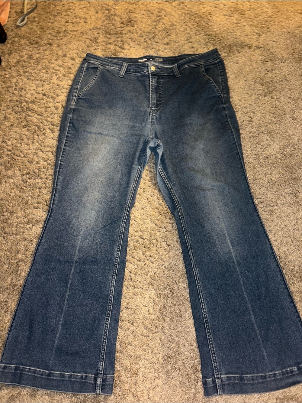 Old Navy Women's Blue Flare Jeans